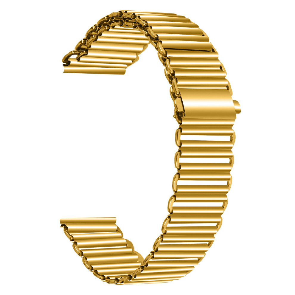 (Gold) Stainless Steel Watch Band For Suunto 9 / 9 Baro / Spartan Sport Electroplated Color Slingshot Buckle Loop Strap Gold 6914299581659