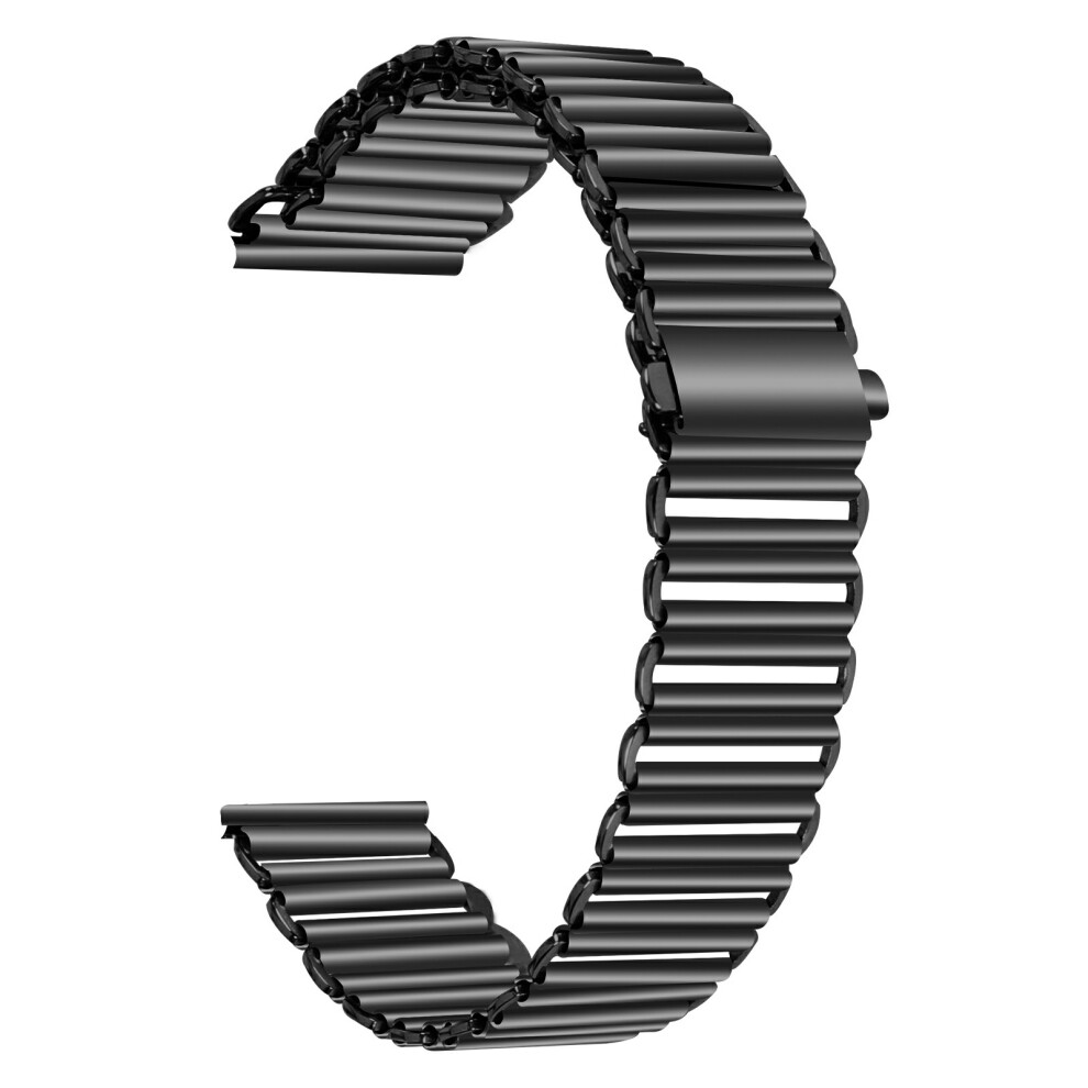 (Black) Stainless Steel Watch Band For Suunto 9 / 9 Baro / Spartan Sport Electroplated Color Slingshot Buckle Loop Strap Black 6914299132813