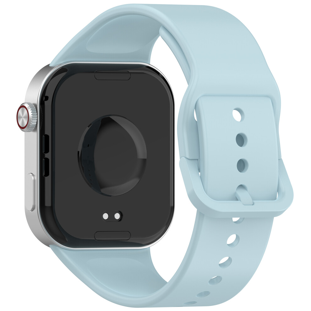 (Baby ) For Xiaomi Redmi Watch 6 Silicone Watch Band Replacement Strap Pin Buckle Wristband Blue 6914298254752