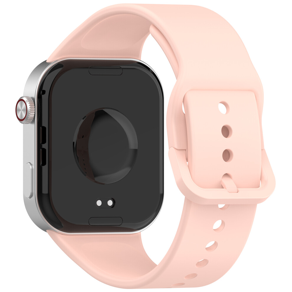 (Light ) For Xiaomi Redmi Watch 6 Silicone Watch Band Replacement Strap Pin Buckle Wristband Pink 6914292765520