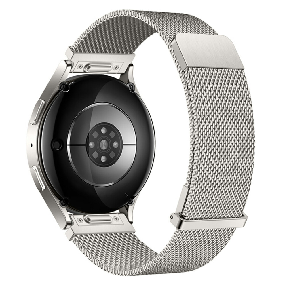 (Starlight) 20Mm Quick Release Strap For Samsung Galaxy Watch7 / 6 40Mm 44Mm / Watch6 Classic 43Mm 47Mm Milanese Mesh Stainless Stee 6914295395212