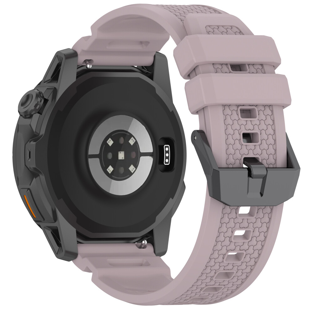(Violet) 24Mm Armor Watch Band For Coros Nomad / Garmin Venu X1 / Ticwatch Atlas Adjustable Silicone Strap 6914290563135