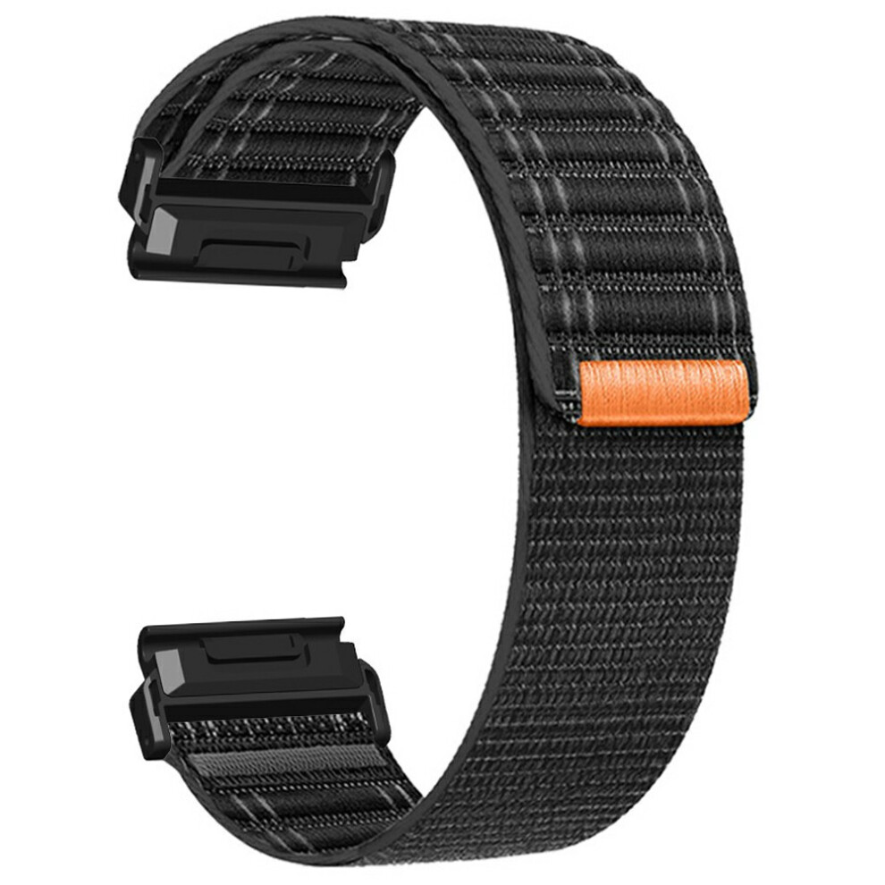 ( / ) For Huami Amazfit T-Rex Ultra 2 26Mm Wave Pattern Watch Band Replacement Nylon Strap Black 6914293361745