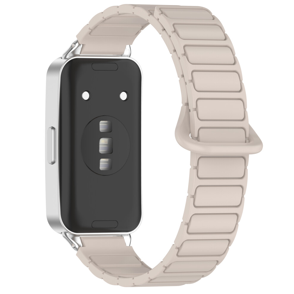 (Starlight) Magnetic Silicone Band For Huawei Band 11 Pro Nfc / 11 Nfc / 11 Pro / 11 Dual Color Watch Strap 6914292108013
