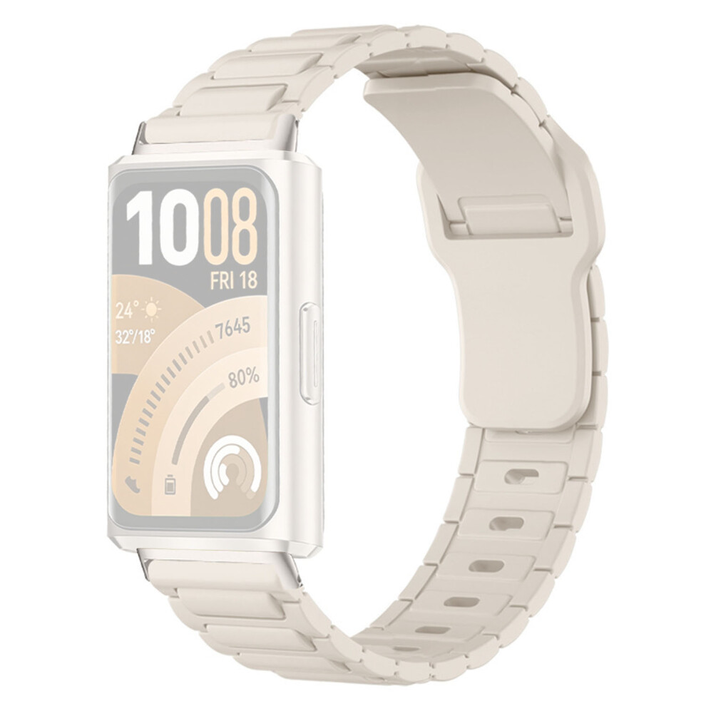 (Starlight) Silicone Strap For Huawei Band 11 Pro Nfc / 11 Nfc / 11 Pro / 11 Textured Sport Band Replacement Wristband 6914296568943