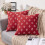 Housses de coussin décoratives jacquard à losanges 45 x 45 cm 1