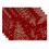 Set de 4 sets de table de Noël, sets de table en lin style campagnard 12 1