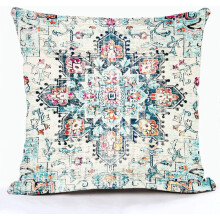 Obliečka na vankúš z ľanu v boho štýle 20x20 palcov