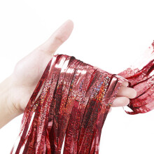 Folie Skimrende Regngardin 1x2m Rosa Lilla Blå