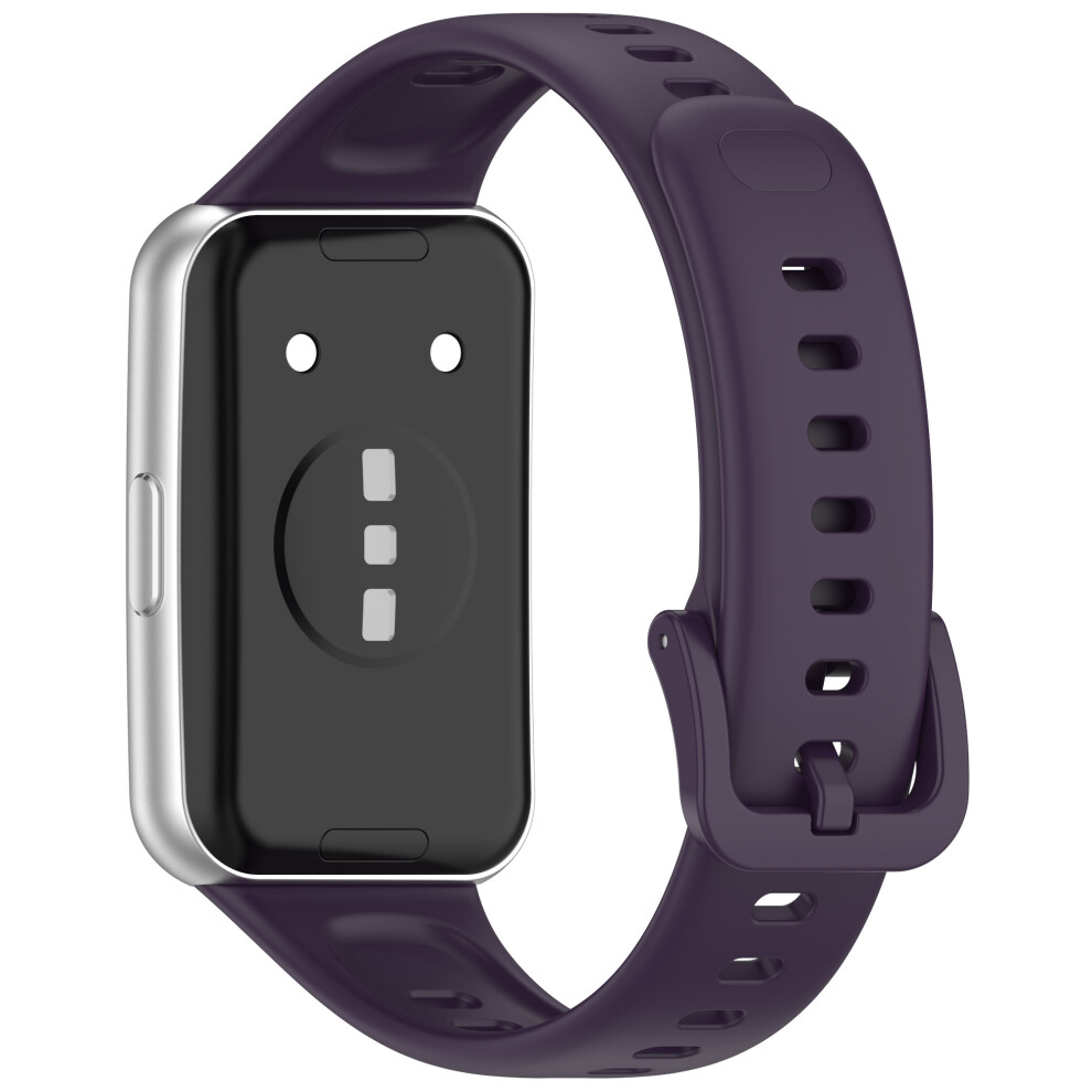 (Purple) Silicone Strap For Huawei Band 11 Pro Nfc / 11 Nfc / 11 Pro / 11 Soft Sports Replacement Wristband Purple 6914295912181
