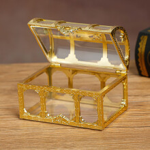 Boîte à bonbons en plastique transparent style vintage