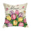 Capa de almofada Tulip Bike 18x18 Algodão e linho 1