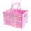 Panier à provisions pliable en plastique avec poignée 1