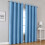 Blackout Thermal Insulated Curtains with Silver Rings 2-Pack 1