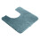 U-vormige antislip badmat van microvezel, 50x50 cm 1