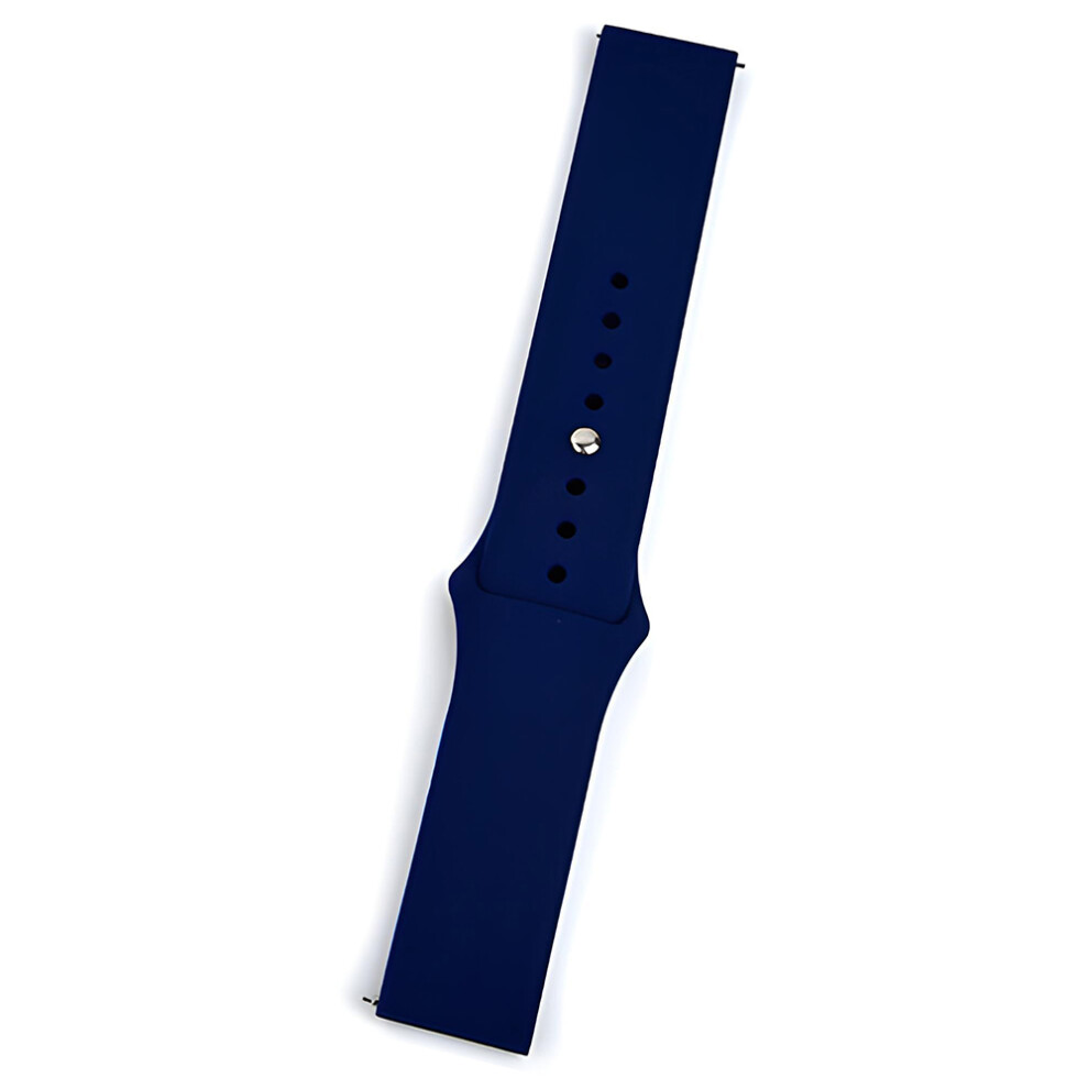 (Blue) W42 Silicone Sport Band For Samsung Gear S3 Classic / Watch 46Mm / Watch3 45Mm / Huawei Watch 4 / Watch 4 Pro / Watch Gt Blue 6914290481460