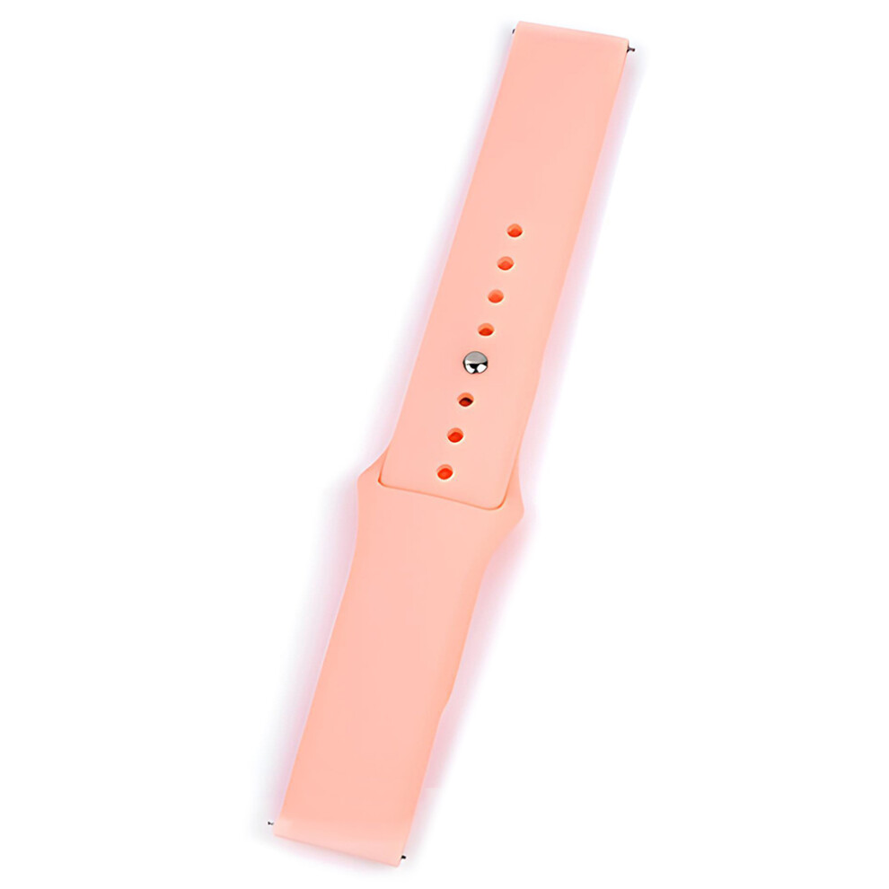(Pink) W42 Silicone Sport Band For Samsung Gear S3 Classic / Watch 46Mm / Watch3 45Mm / Huawei Watch 4 / Watch 4 Pro / Watch Gt Pink 6914299458005