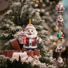 Sada vianočných ozdôb Santa Clausa