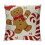 Ensemble de 2 housses de coussin décoratives carrées en peluche courte 1