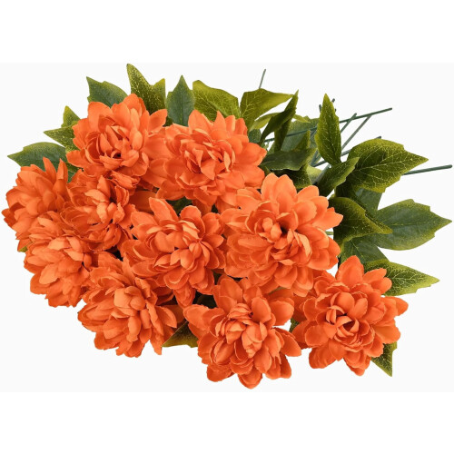 10 rosas de seda pretas de 38 cm com hastes flexíveis