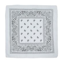 Bandana de cowboy em poliéster, 56 x 56 cm (22 x 22 polegadas)