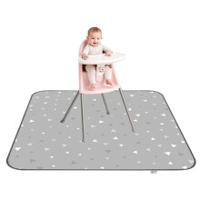 Gulvmatte til babystol, vanntett og sklisikker, 52 x 52 tommer