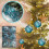 Transparent Christmas Ball Blue Acrylic 6cm 1