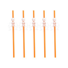 Skull Straws Reusable 11 Inch 5 Pack