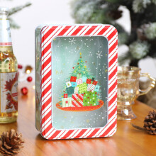 TAKTUK Christmas candy tin box with lid, 1 piece
