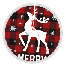 Christmas Tree Skirt Plaid 36 Inch