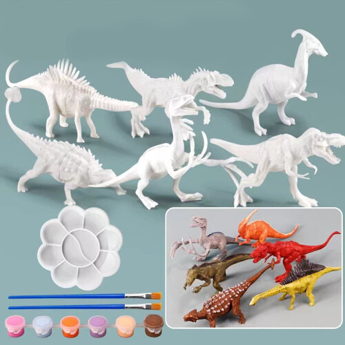Dinosaur 3D Painting Set for Kids Ages 3-7