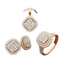 Women's Bridal Jewelry Set with 5A Cubic Zirconia
