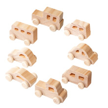Wooden Car Toy DIY Craft Set 8 Pieces