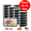 Matförberedelsebehållare med lock 24oz 1