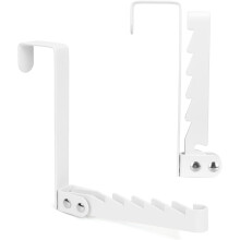 Crochets de porte à suspendre, en métal robuste, lot de 2