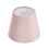 Paralume cilindrico in velluto rosa per lampade E27/E14 1