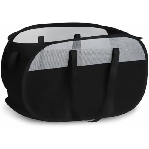 Panier à linge pliable de 100 L avec double poignée