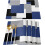 Marineblaue Tischsets aus Baumwoll-Leinen-Mischgewebe, 4er-Set 1