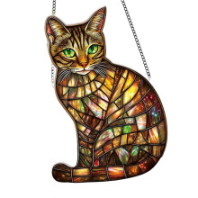 2D Acrylic Suncatcher Colorful Acrylic Suncatcher for Porch Playroom Outdoor