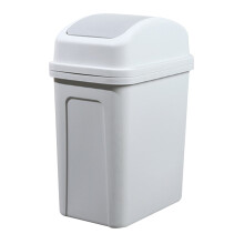 Poubelle mince en plastique de 20 litres avec couvercle basculant