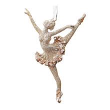 Ballerina Dancer Hanging Christmas Ornament for Indoor Outdoor Chandelier