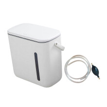 Dry Wet Separation Trash Can Recycling Bin Waste Bin for RV Living Room Dorm