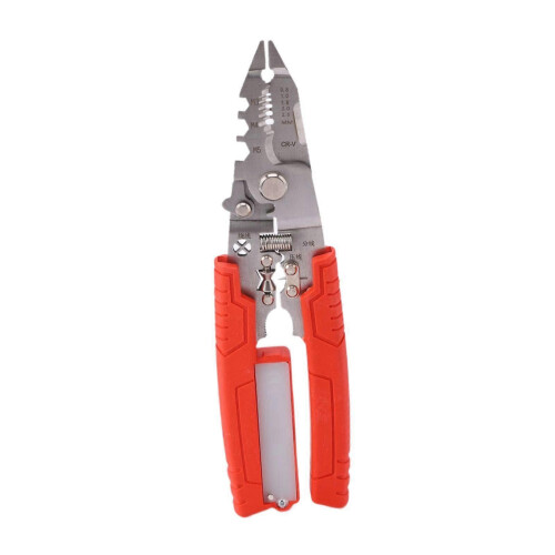 Wire Stripper Plier Electrician Stripping Plier Spring Loaded Sturdy Hand Tool