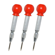 3 Pieces Automatic Center Hole Punch Spring Loaded Center Punch for Leather