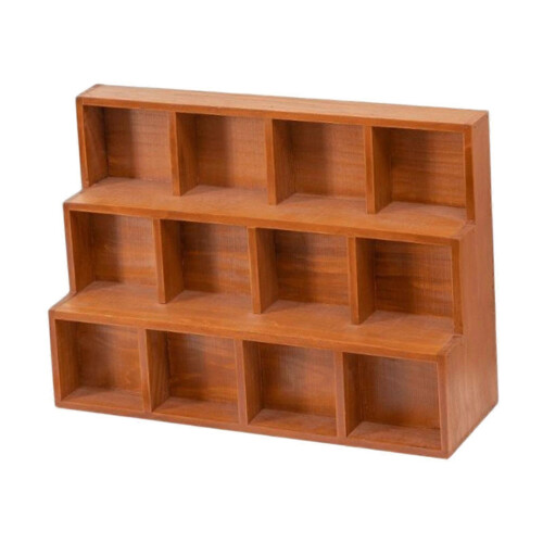 Wall Mounted Storage Shelf Desktop Organizer for Coffee Mug Collection Home