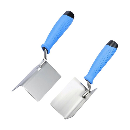 2x Drywall Corner Tool Set Corner Trowel for Smoothing Plastering