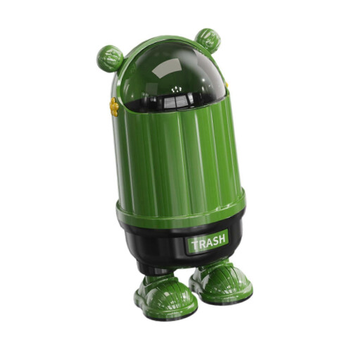 Lovely Shape Trash Can Garbage Container for Apartment Bathroom Study Room