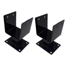 2Pcs Post Anchor Connector Post Caps Tie Bracket for Fence Wood Posts Porch