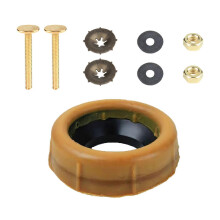Toilet Wax Ring High Performance Universal Toilet Seal with Brass Bolts