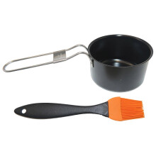 BBQ Basting Brush and Bowl Set Multifunctional Grilling Oil Bowl with Brush